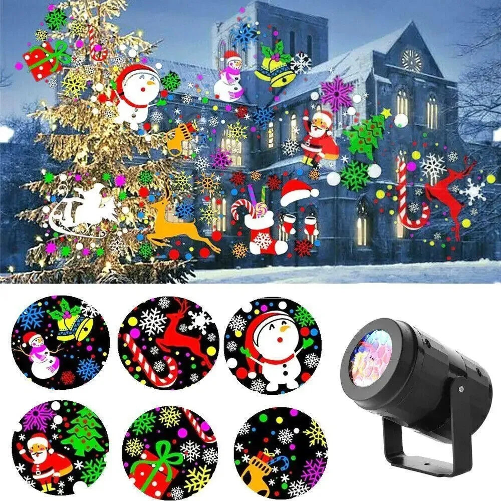 Christmas Party Lights Snowflake Projector Light